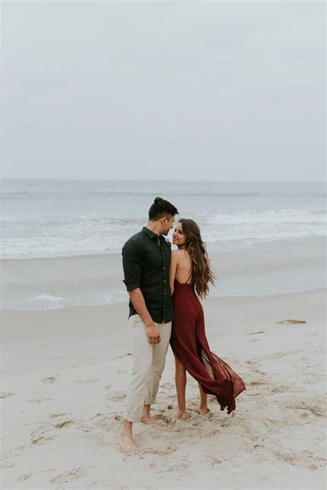 Neha Amit Santa Monica Beach Paare schießen Beach poses for