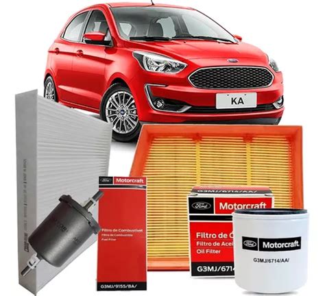 Kit Filtros Ford Ka 1 5 3 Cilindros 2018 2019 2020 2021 Parcelamento