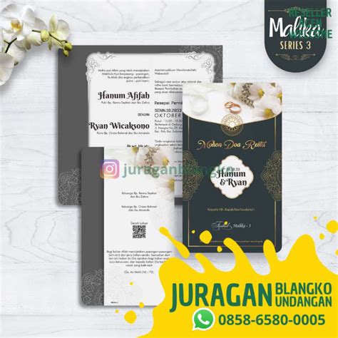 Jual Pusat Blangko Undangan Nikah Fadhil Malika Series Temanggung