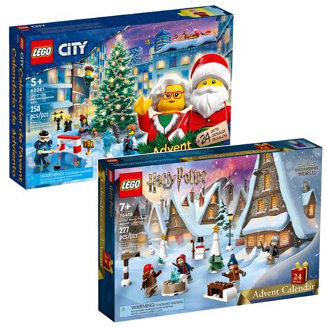 LEGO 76418 Harry Potter Advent Calendar Et LEGO 60381 CITY Advent