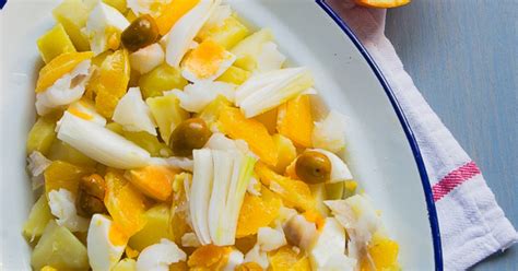 Ensalada Malague A De Naranja Y Bacalao Cocina Y Recetas F Ciles