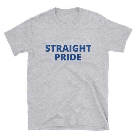 Straight Pride T Shirt Fifty Stars Apparel