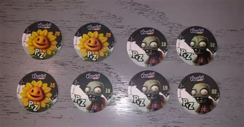 A Escoger Tazos Plantas Vs Zombies Vuala En Venta En Yuriria