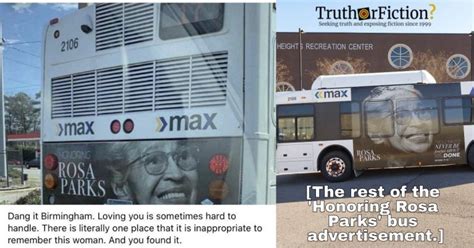 rosa parks bus ad meme – Truth or Fiction?