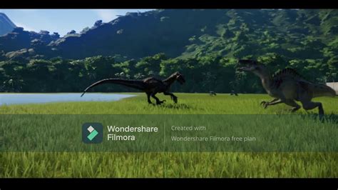 Indoraptor Vs Spinoraptor Jurassic World Evolution Youtube