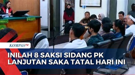 Inilah Orang Saksi Di Sidang Pk Lanjutan Saka Tatal Hari Ini Saksi