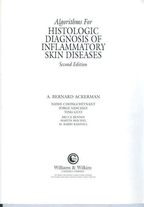 Solution Algorithms For Histologic Diagnosis Of Inflammatory Skin