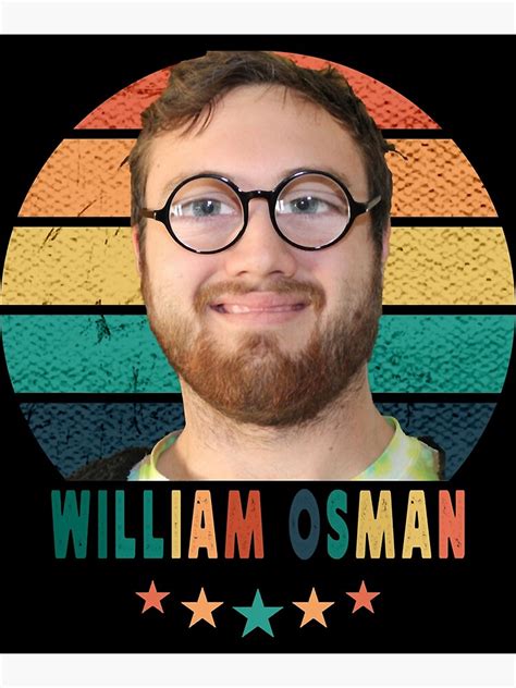 William Osman Poster For Sale By Onaydesignuk Redbubble