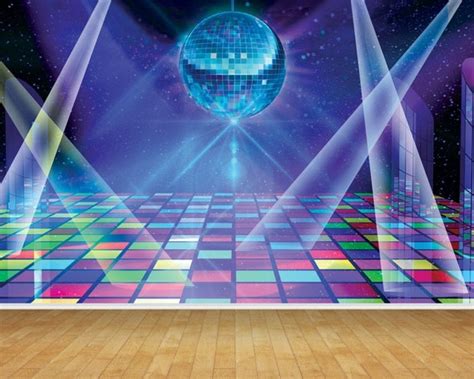 Disco Dance Floor Background