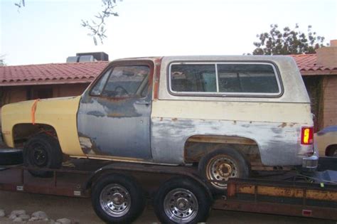 1980 K5 Chevrolet Blazer Project Classic Chevrolet Blazer 1980 For Sale