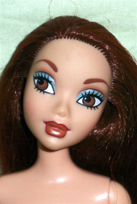 Dark Auburn Hair My Scene Chelsea Nude Barbie Doll For OOAK Liv Dolls