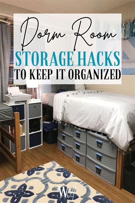 16 Genius Dorm Room Storage Hacks You Need To Know Dorm Room Storage