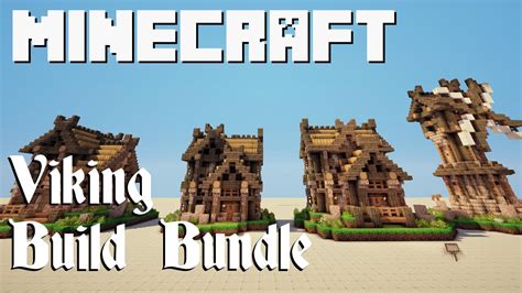 Build Bundle Viking Town Minecraft Map