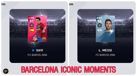 Barcelona Iconic Moments Pack Opening Pes 20 Mobile YouTube