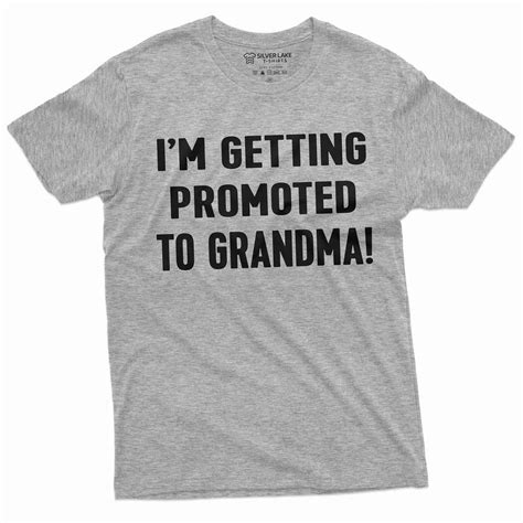 Hot Trending New Baby Announcement Mom Getting Promoted To Grandma Shirt Gender Reveal Tee