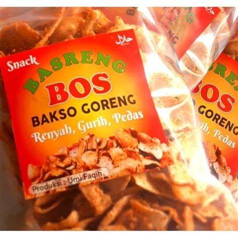 Jual Snack Baso Goreng Basreng Extra Pedas Rasa Khas Ikan Tenggiri