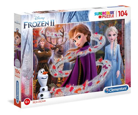 Disney Frozen Pi Ces Glitter Puzzle Clementoni