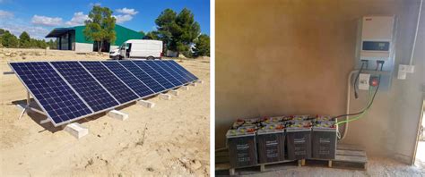 Instalaci N De Kit Solar Para Vivienda Aislada De La Red El Ctrica En Utiel