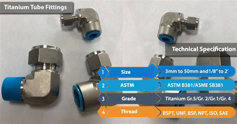 Titanium Tube Fittings Manufacturer India Ti Gr2 Instrumentation Tee