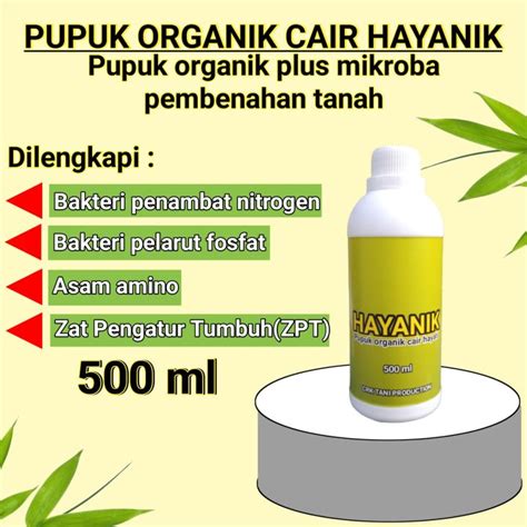 Pupuk Organik Plus Mikroba Pembenahan Tanah Kemasan 500 Ml Menyuburkan