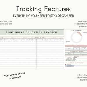 Ceu Tracker Template Google Sheets Continuing Education Tracker