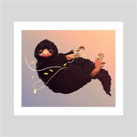 Niffler, an art print by Amy Kovac | Harry potter wallpaper, Niffler ...