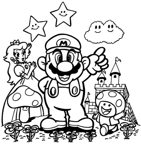 Dibujos De Mario Bros Para Colorear Colorear 78980 The Best Porn Website