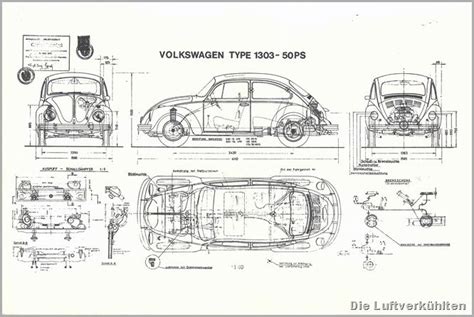 Vw Beetle Chassis Dimensions Extravital Fasion Vw Beetle Classic Vw Beetles Beetle Drawing