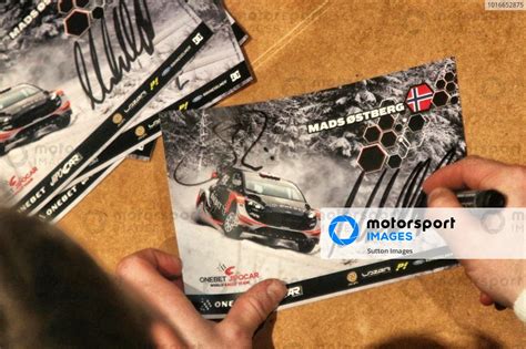 Autograph Card At World Rally Championship Rd2 Rally Sweden Ss1