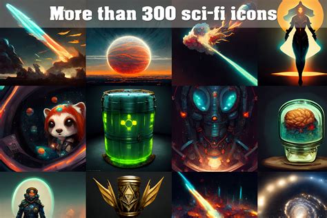 Sci Fi Icon Collection 2d Icons Unity Asset Store