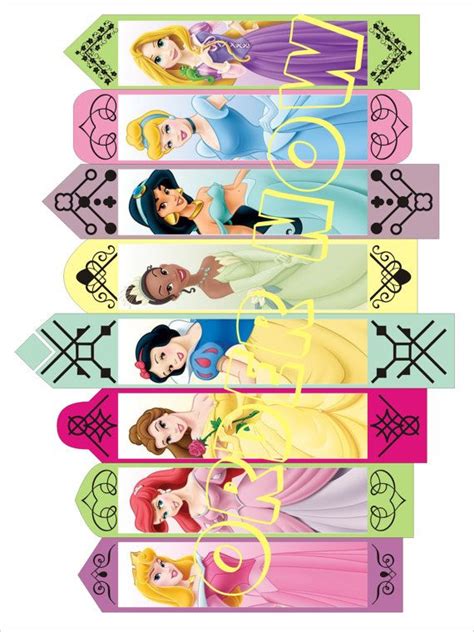 6 Best Images of All Princess Disney Printable Bookmarks - Disney ...