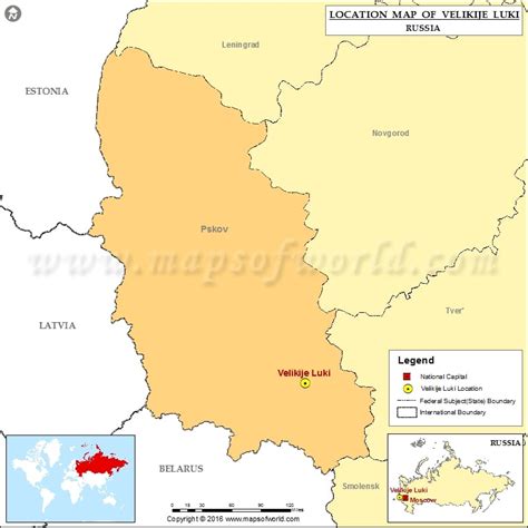 velikije luki location velikije luki russia map