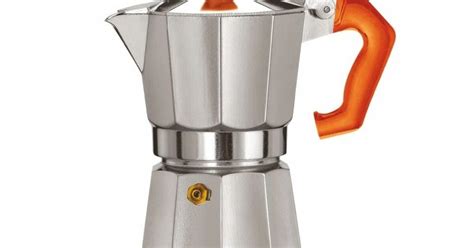 Pezzetti Italexpress Aluminium Moka Pot 3 Cup Red Polycarbonate