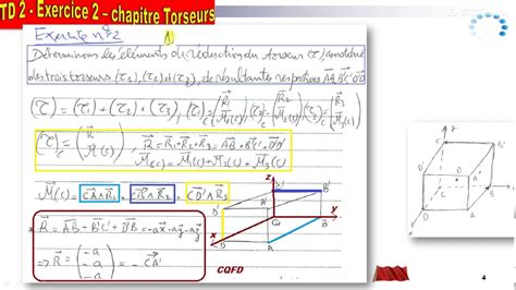 M Canique Du Solide Vid O Correction Td Smp S Torseurs M C Du Solide