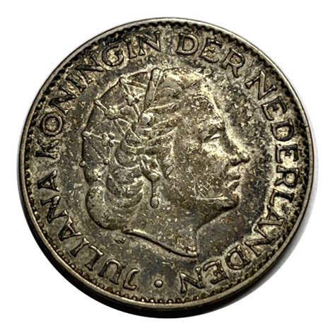 1956 Netherlands Silver One Gulden Coin Property Room