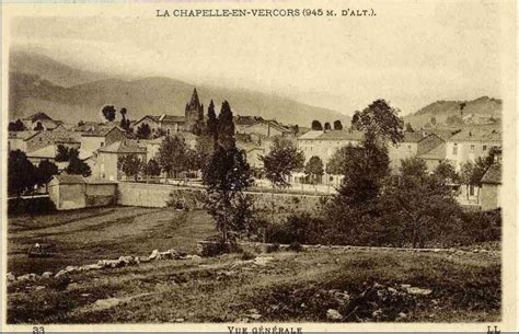 La Chapelle En Vercors Vue G N Rale Carte Postale Ancienne Et Vue D