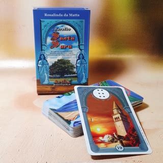 Baralho Cigano Santa Sara 36 Cartas Rosalinda Da Matta Shopee Brasil