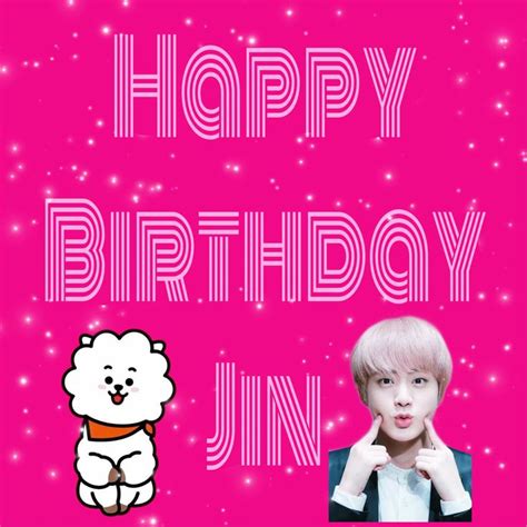 Happy Birthday Jin 🎂🎉 Bts Jin Seokjin Kpop Edits Picsart Happy Thanksgiving Quotes Best