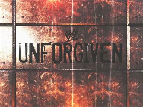 Unforgiven • Retro Wrestling Archive