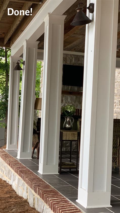 How To Build Columns For Front Porch