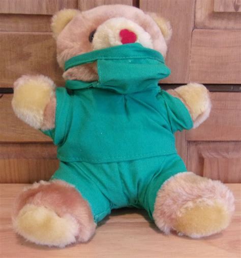 Surgeon Doctor Medical Plush Teddy Bear Scrubs Nurse Stuffed Animal