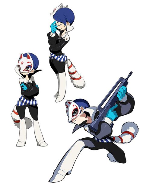 Yusuke Kitagawa Art Persona 5 Tactica Art Gallery Character Design