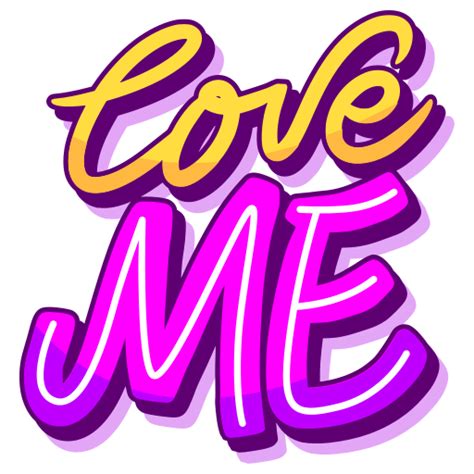 Love Me Stickers Free Miscellaneous Stickers