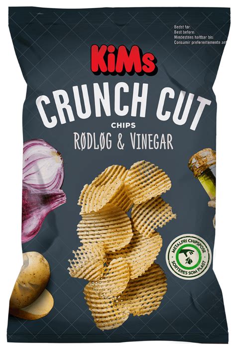 Kims Crunch Cut Chips Punainen Sipuli Etikka 160 G 3 10