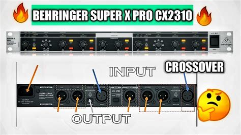 Behringer Super X Pro Cx Crossover Review And Details Youtube