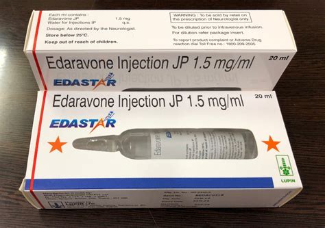 Mg Ml Edastar Edaravone Injection Jp Mg Ml At Rs Vial In