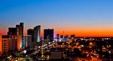 Myrtle Beach Skyline Sunset Photograph By Matthew Trudeau Fine Art