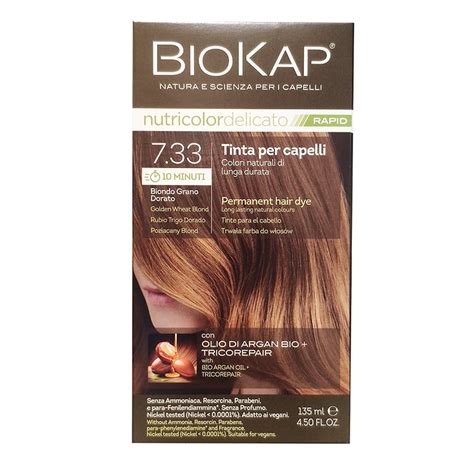 BioKap Nutricolor Delicato Rapid 7 33 Biondo Grano Dorato Farmaci E