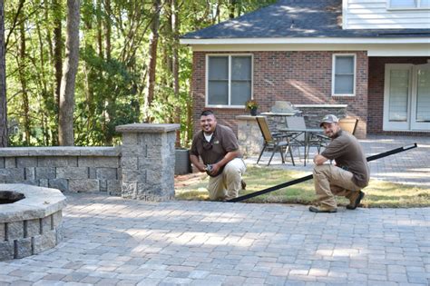 Brick Paver Patio Install Lawn Edging Paver Edging And Green Roof Edging