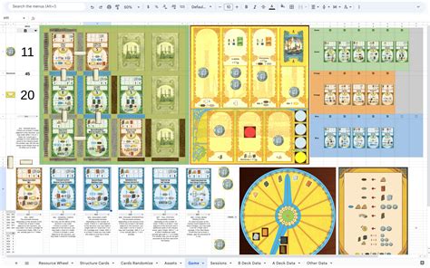 Pete Boteman S Board Game Spreadsheet Builds